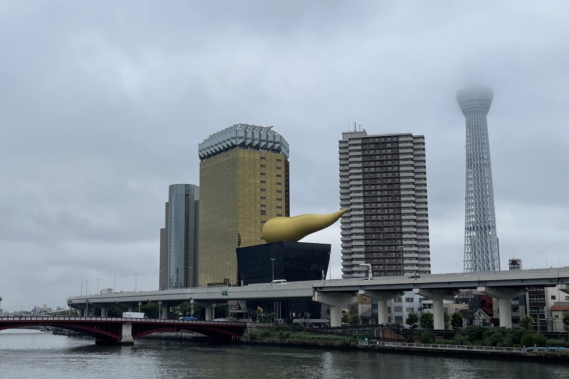 Asahi Beer Hall and Tokyo SkyTree